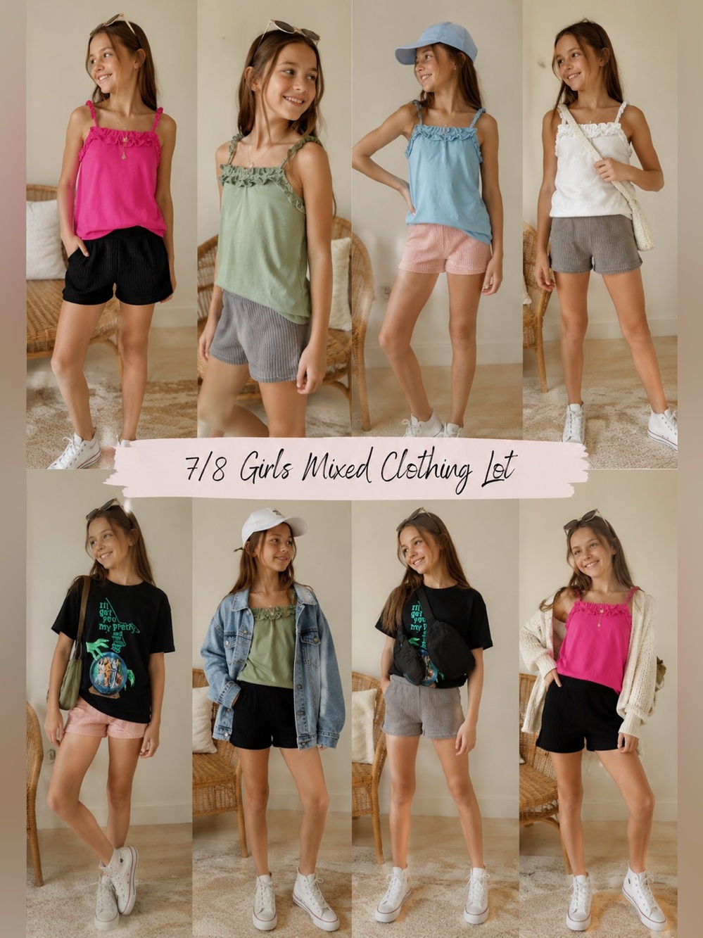 Girls 7/8 Mixed clothing Lot